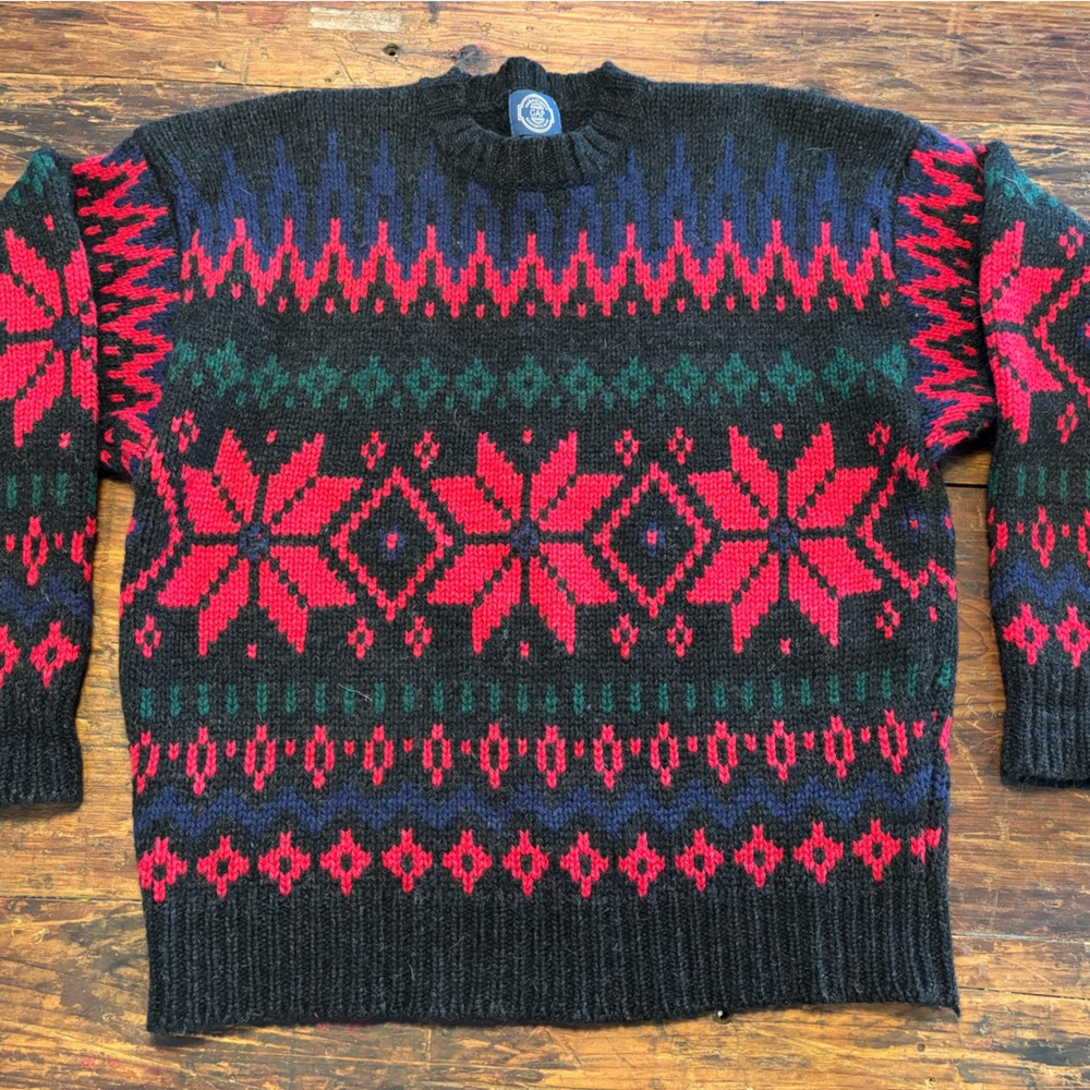 Men’s vintage wool gap Christmas sweater medium